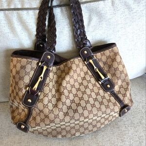 GUCCI  Horsebit large purse